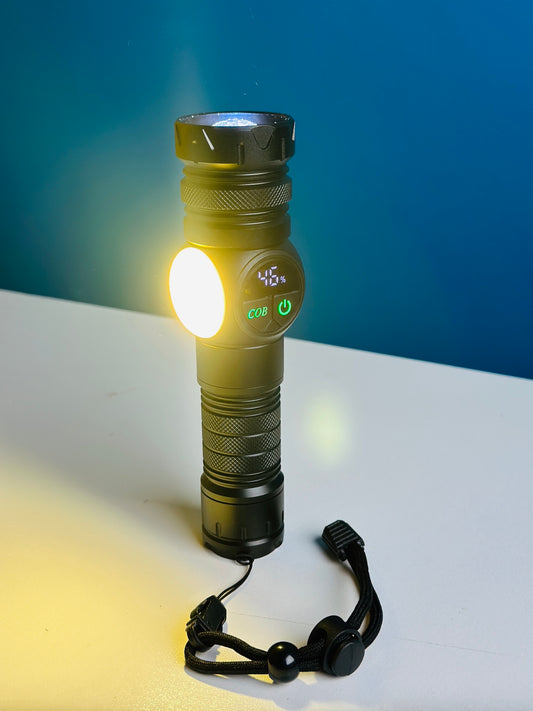 𝗚𝗲𝗮𝗿𝗨𝗣 𝗞𝟲𝟬 𝗥𝗲𝗰𝗵𝗮𝗿𝗴𝗲𝗮𝗯𝗹𝗲 𝗙𝗹𝗮𝘀𝗵𝗹𝗶𝗴𝗵𝘁 𝟭𝟬𝗪 𝗖𝗢𝗕 + 𝗟𝗘𝗗 𝗧𝗼𝗿𝗰𝗵𝗹𝗶𝗴𝗵𝘁